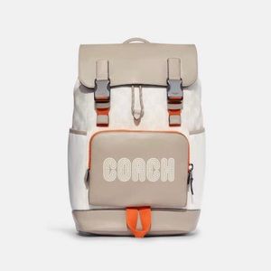 COACH TRACK BACKPACK IN COLORBLOCK LEATHER WITH SIGNATURE PRINT - SOLDOUT - NWT